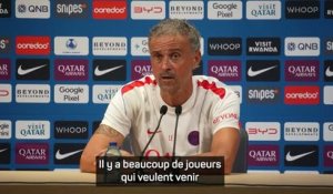 PSG - Luis Enrique : "Beaucoup de joueurs veulent venir au PSG"