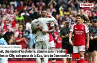 Arsenal, champion d'Angleterre, domine sans trembler Manchester City, vainqueur de la Cup, lors du Community Shield - Foot - Community Shield