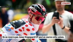 Jonas Vingegaard met un terme à sa saison après sa fracture de la clavicule sur le Tour de France - Cyclisme