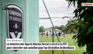 La ministre des Sports Marina Ferrari a écrit à la FFF pour chercher une solution pour les Girondins de Bordeaux - Foot - Bordeaux