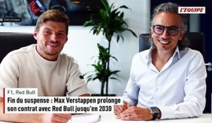 Fin du suspense : Max Verstappen prolonge son contrat avec Red Bull jusqu'en 2030 - F1 - Red Bull