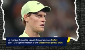 US Open - Sinner forfait