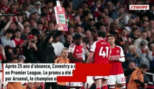 Champion en titre, Arsenal écrase le promu Coventry en ouverture de la saison en Premier League - Foot - Premier League