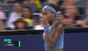 Cincinnati - Trop forte pour Kostyuk, Gauff fonce en demi-finales