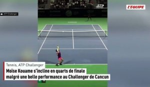Moïse Kouame s’incline en quarts de finale malgré une belle performance au Challenger de Cancun - Tennis - ATP Challenger