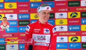 Tour d'Espagne 2026 - Tadej Pogacar : "L'attaque Wout Van Aert ? J'avais beaucoup de lactique..."
