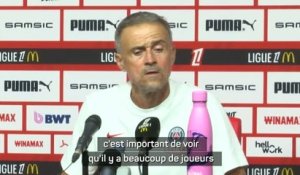 PSG - Luis Enrique : “Des joueurs sur le bancs mais qui sont prêts”