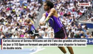 Serena Williams et Carlos Alcaraz s'arrêtent en quarts de finale du double mixte - Tennis - US Open - Double mixte