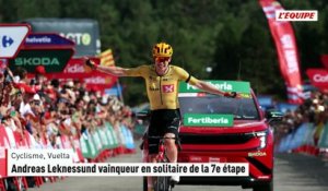 Andreas Leknessund vainqueur en solitaire de la 7e étape - Cyclisme - Vuelta