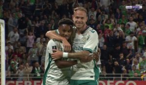 Ligue 2 : Thierno Ballo lance les Verts à Dijon, bien aidé par une offrande d'Irvin Cardona