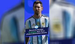 Les records de Messi avec l’Argentine