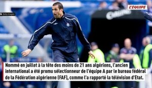Brahim Hemdani nommé à la tête de la sélection algérienne - Foot - Algérie