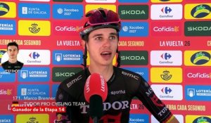 Tour d'Espagne 2026 - Marco Brenner : "Je pense que c'est le meilleur jour de ma carrière..."