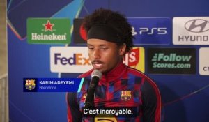 Barcelone - Adeyemi : "C’est juste un plaisir d’être ici"