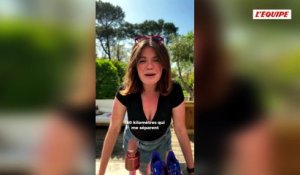 Caroline Branaa va rallier le concert de Céline Dion en courant depuis Hossegor - Athlé