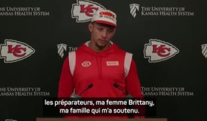 Chiefs - Mahomes : "L'objectif a toujours été d'être prêt pour la reprise"