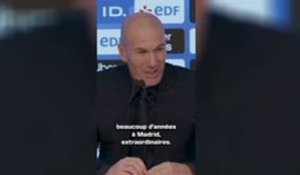 Zidane, admiratif de la carrière de Benzema