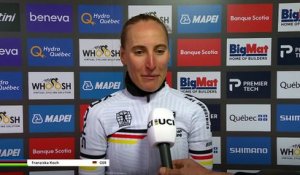 Championnats du Monde UCI Montréal 2026 - Franziska Koch après sa médaille de bronze sur le contre-la-montre