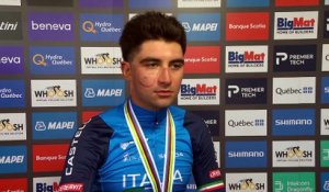 Championnats du Monde UCI Montréal 2026 - Nicolas Milesi après sa médaille d'argent sur le contre-la-montre