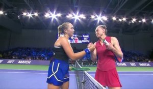 Singapour - Andreeva en quarts sans forcer