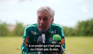 Brésil - Ancelotti : "Nous sommes convaincus que Vinicius et Raphinha seront essentiels"