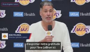 Lakers - Pelinka, directeur général de la franchise, rend hommage à l'ère LeBron