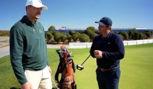 Avec Victor Perez au putting - Golf - Open de France