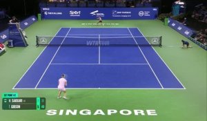 Singapour - Gibson s'offre Sakkari et se retrouve en finale !
