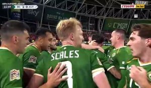 Le but de Troy Parrott avec l'Irlande en vidéo - Foot - Ligue des nations