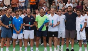 Tennis 2026 - Rafael Nadal de retour sur un court avec Gasquet, Murray, Thiem et les légendes