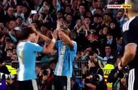 Le délice de Nico Paz sur une passe décisive de Messi pour le 2e but argentin en vidéo - Foot - Matches amicaux