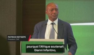 FIFA - La Confédération Africaine de Football réaffirme son soutien à Infantino