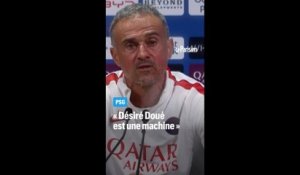 « C'est une machine » :  Enrique bluffé par Désiré Doué