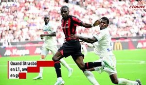 Nice enchaîne à domicile en renversant un pâle Strasbourg en Ligue 1 - Foot - Ligue 1