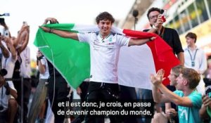 Formule 1 - Patrese ravi pour Antonelli qui est "en passe de devenir champion du monde"
