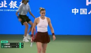 Wuhan - Sakkari continue sur sa lancée et sort Kostyuk