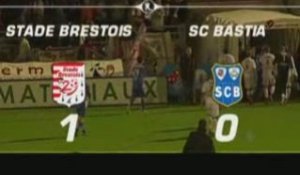 L2 / 2008-09 - Brest 4-0 Bastia : Le résumé