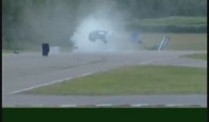 Enorme crash en European Dragster Championship