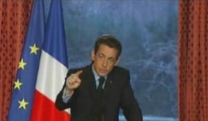 Les voeux de Sarkozy : 2009,  l'année des résultats