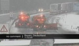 Fortes chutes de neige à Bayern