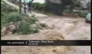 Inondations en Cisjordanie