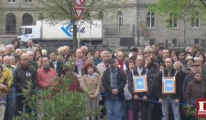 Manif contre le "délit de solidarité" à  strasbourg