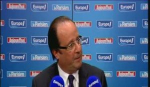 Hollande : Bayrou se met "dans une position solitaire"
