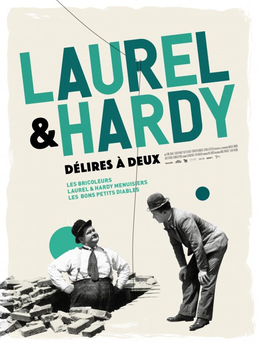 Laurel et Hardy Délires à deux : Affiche