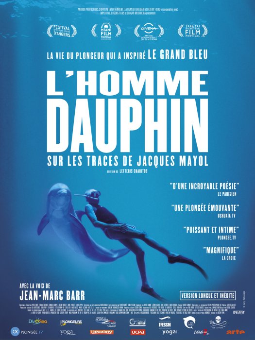 L&apos; Homme dauphin, sur les traces de Jacques Mayol : Affiche