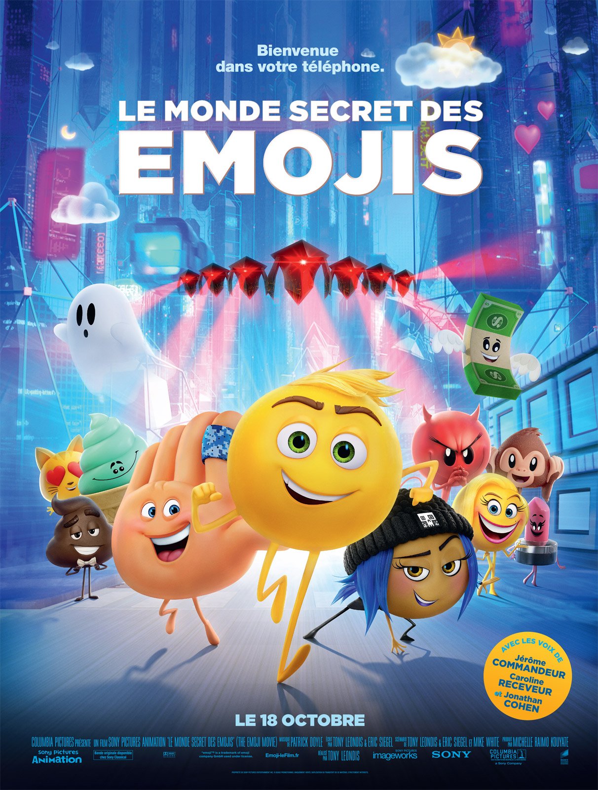 Le Monde secret des Emojis : Affiche