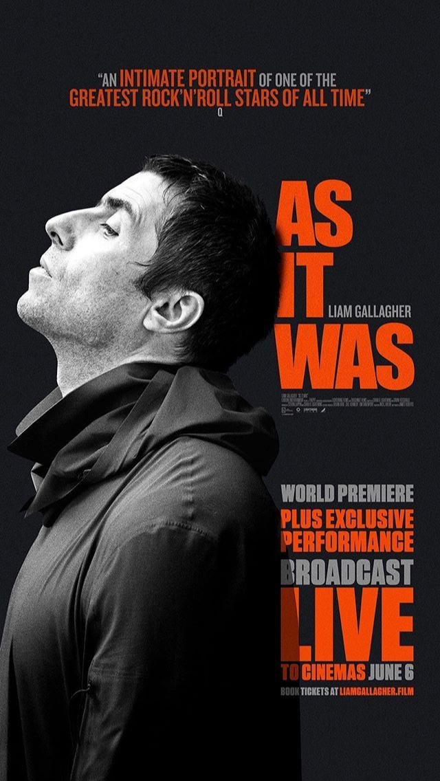 Liam Gallagher: As it Was Le plus grand come-back de l'histoire du rock'n'roll : Affiche