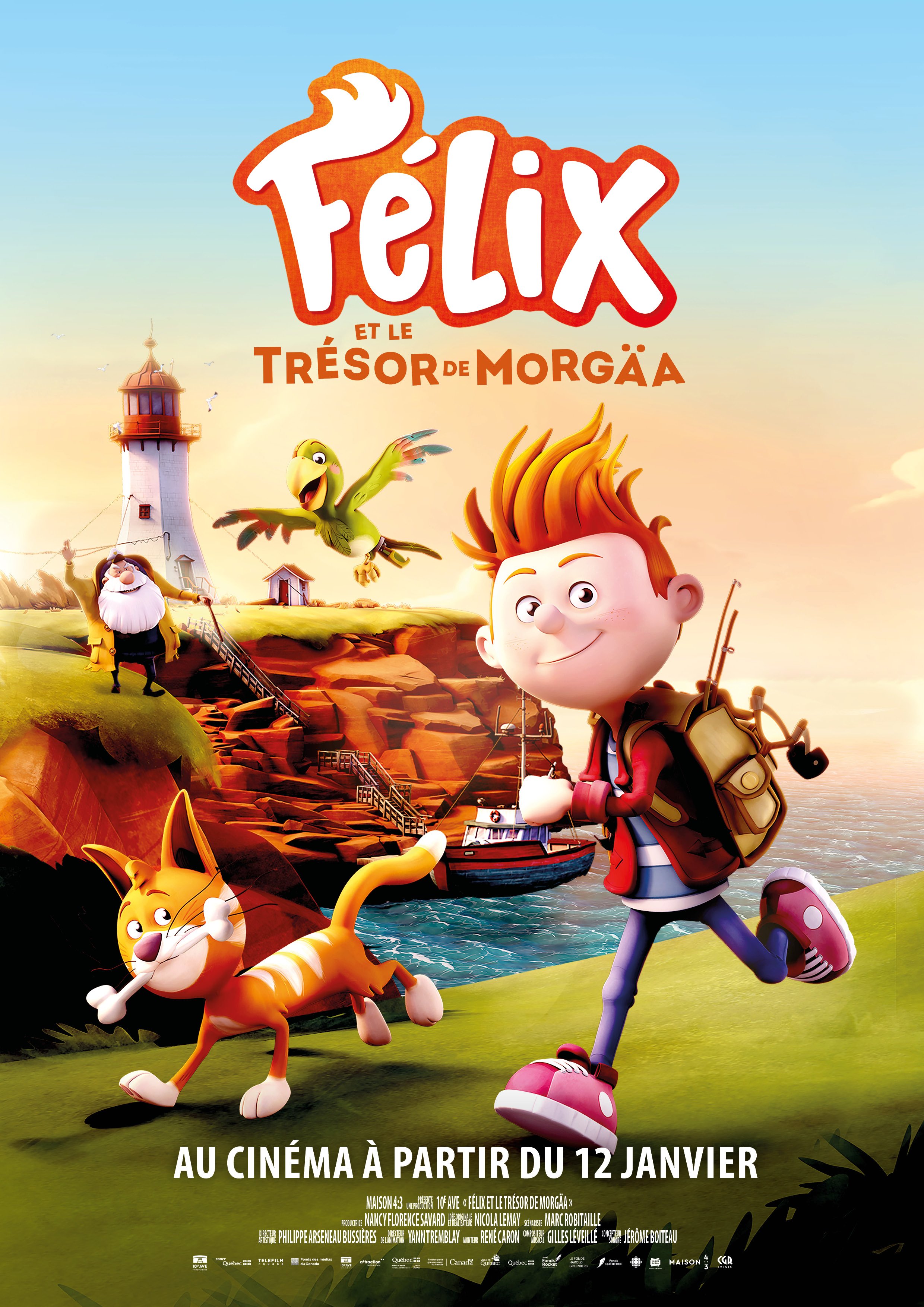 Félix et le trésor de Morgäa : Affiche
