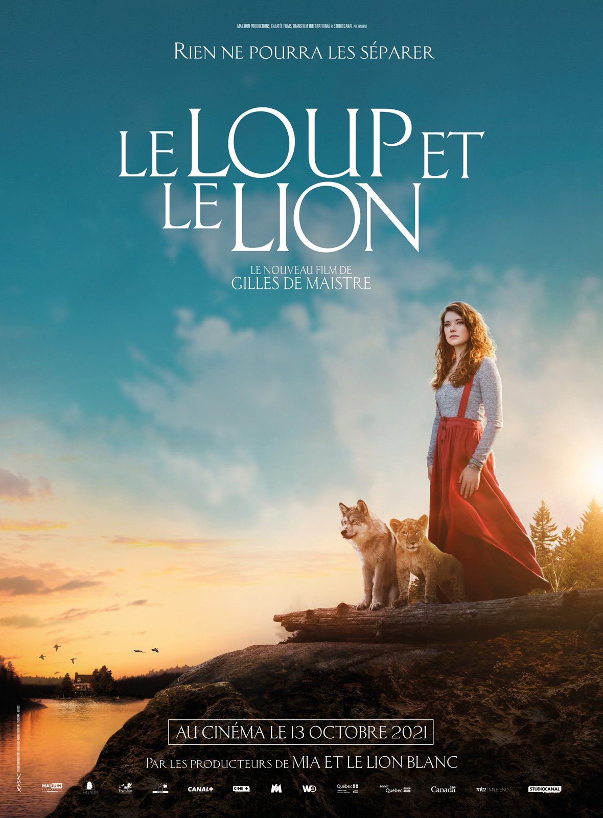 Le Loup et le lion : Affiche