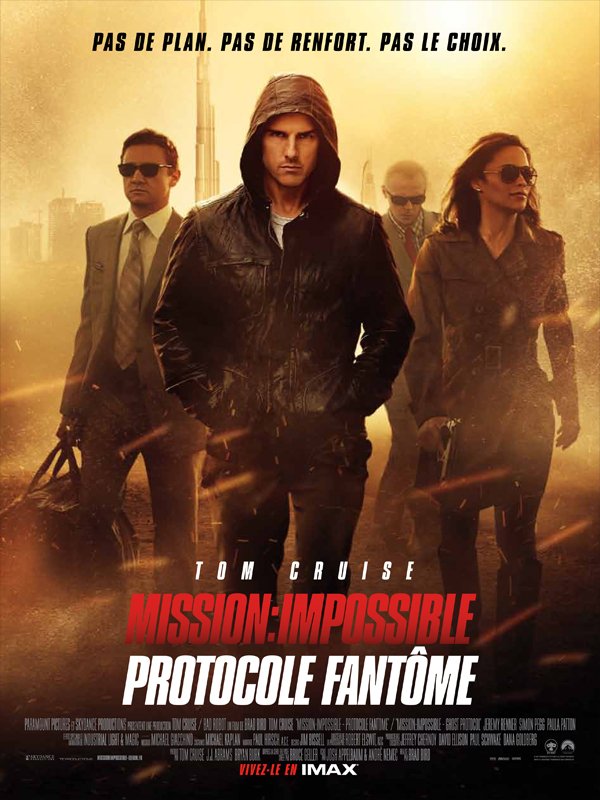 Mission : Impossible - Protocole fantôme : Affiche